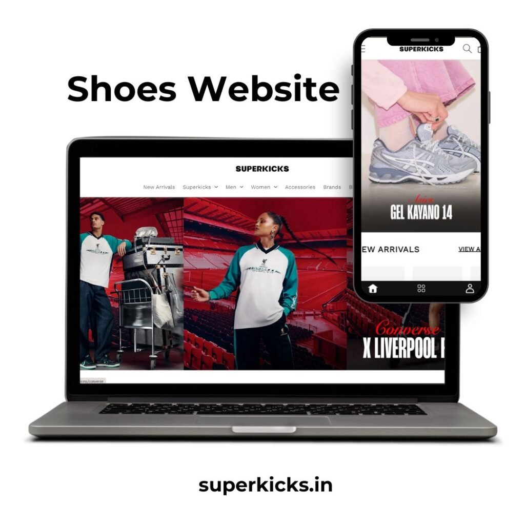 Shoes Website image